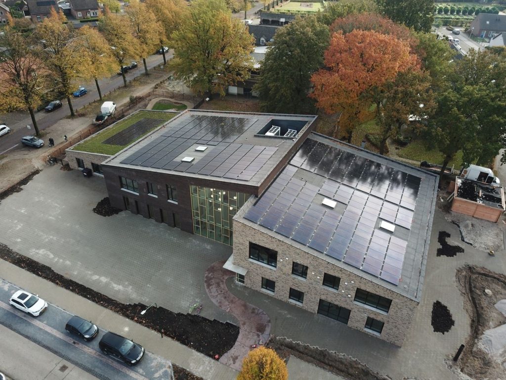 Bovenaanzicht kindcentrum 't Loon Overloon