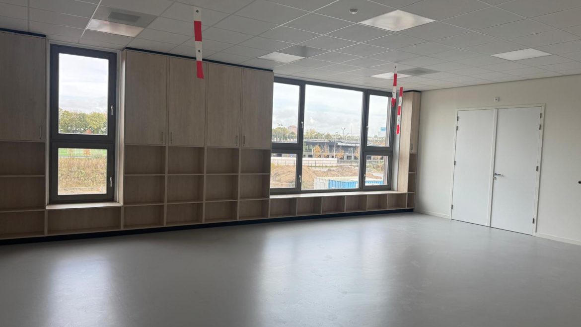 Klaslokaal kindercampus Zuidas
